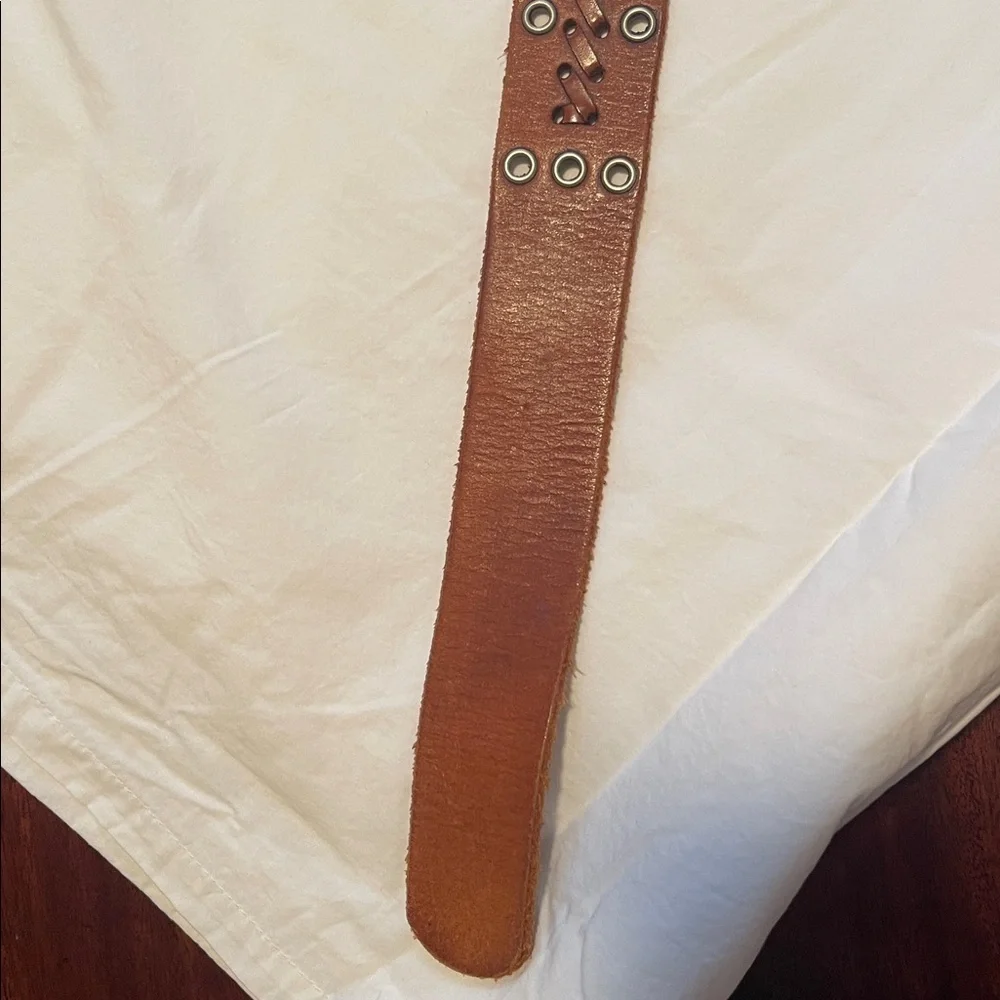 Vintage leather belt by A&F in size medium